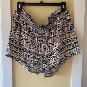 Old Navy tribal print soft shorts